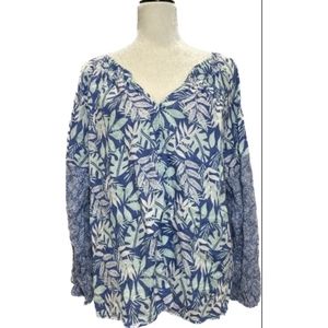 Sigrid Olsen Linen Blouse